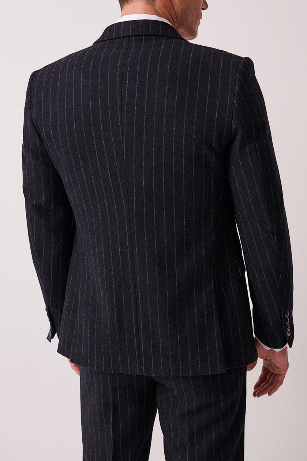 Marc Darcy Hanson Pin Striped Blazer Navy