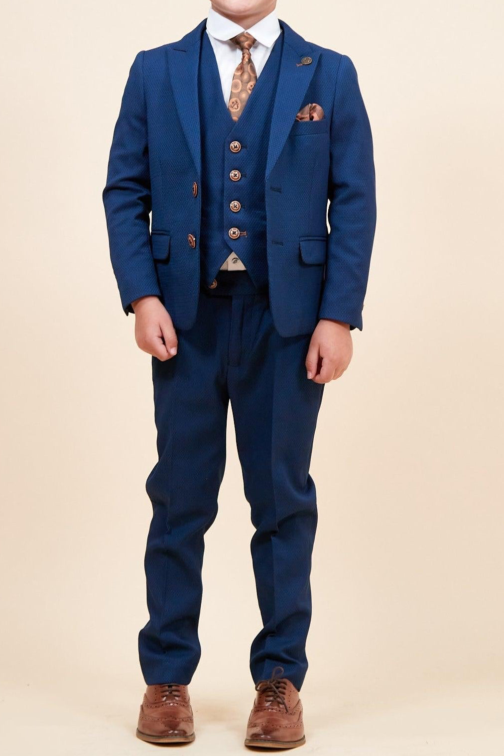 Marc Darcy Max Boys Suit Royal Blue