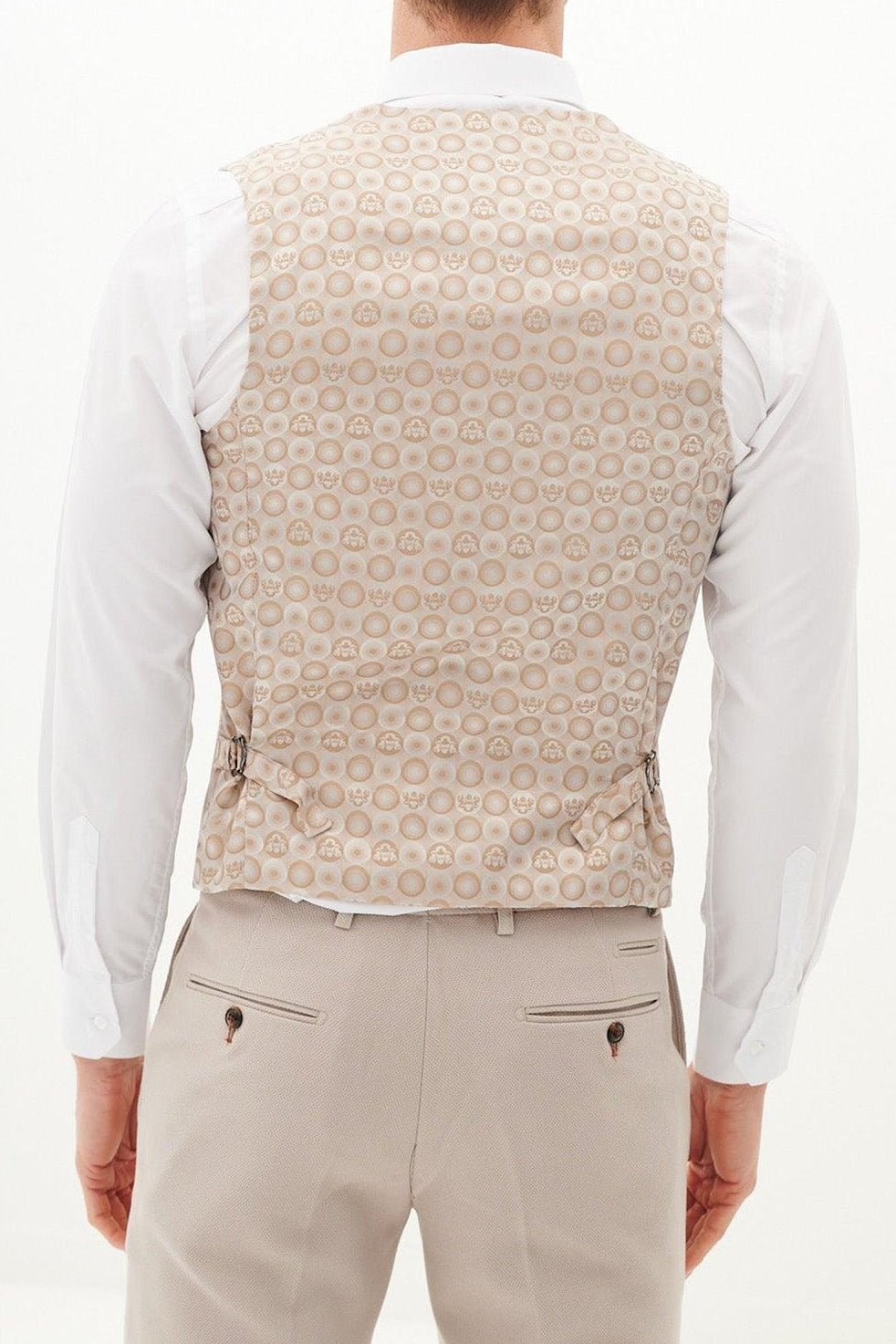Marc Darcy HM5 Waistcoat - Stone