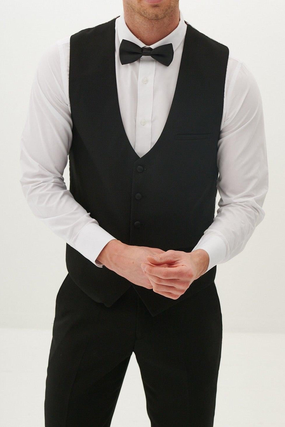 Marc Darcy Dalton Waistcoat - Black