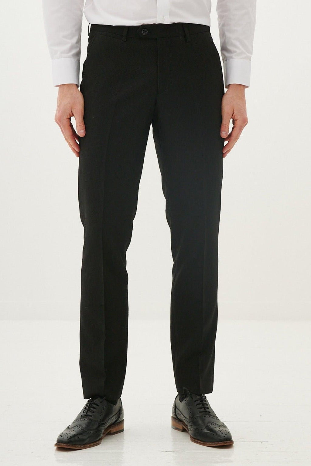 Marc Darcy Dalton Three Piece Tuxedo - Black