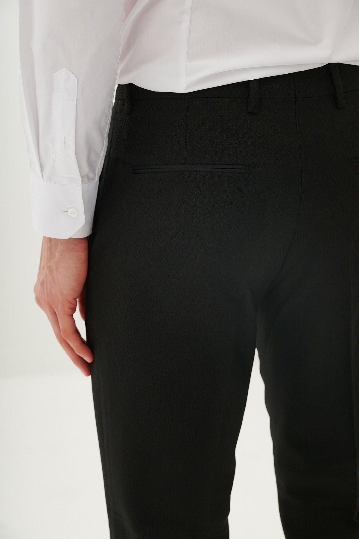 Marc Darcy Dalton Three Piece Tuxedo - Black