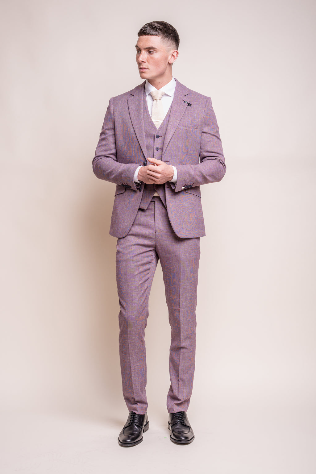 Cavani Miami Three Piece Suit - Lilac