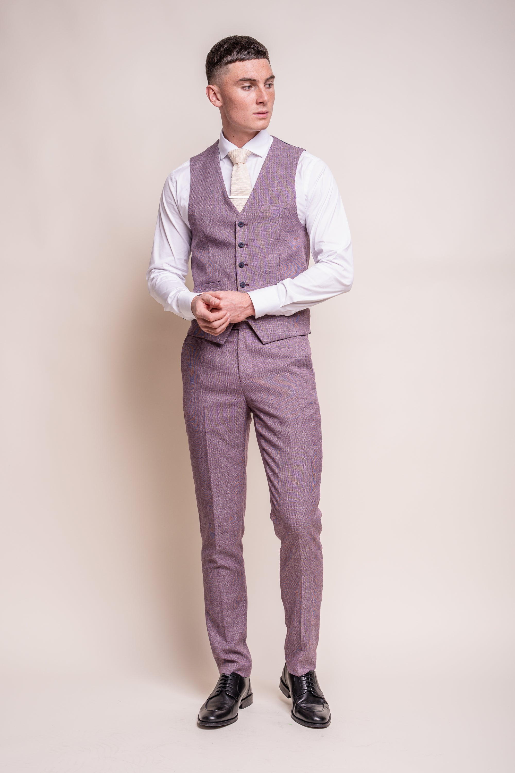 Cavani Miami Three Piece Suit - Lilac