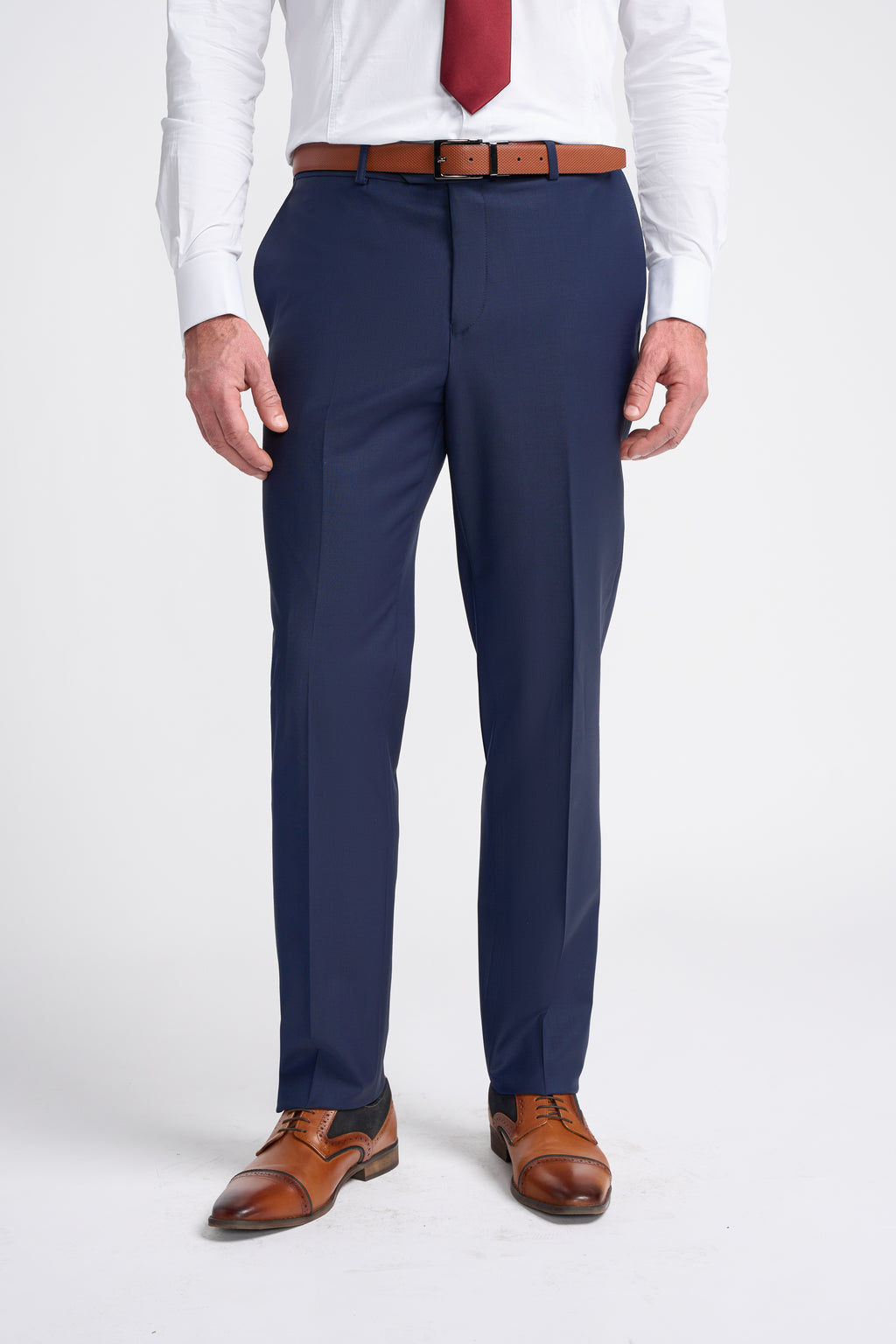 Cavani Bond Single Breasted Three Piece Suit - Navy Blue