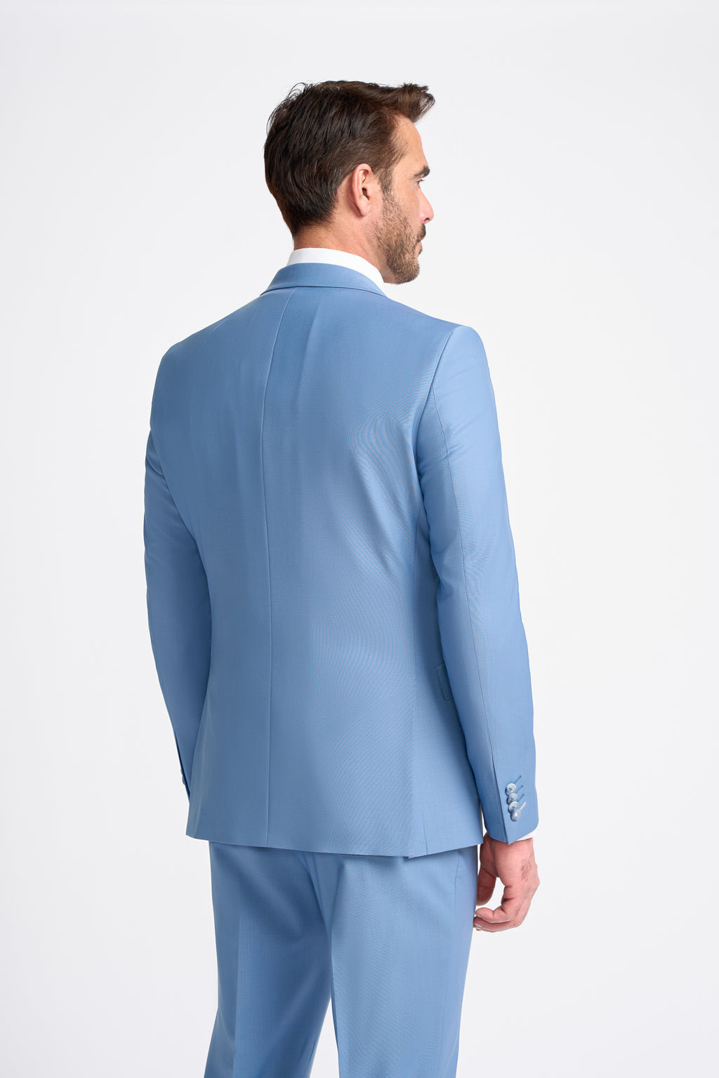 Cavani Bond Three Piece Single Breasted Suit - Ocean Blue