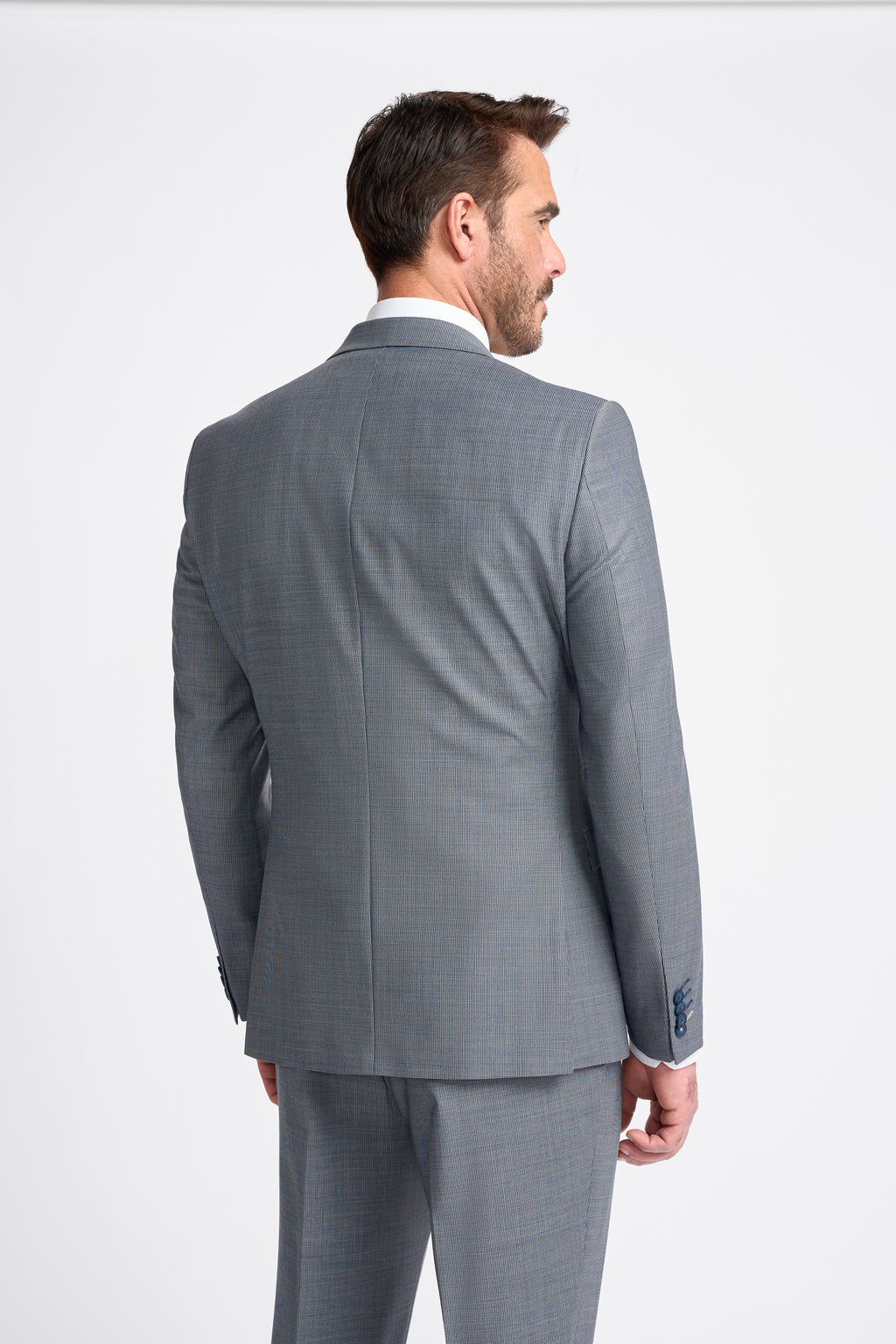 Cavani Bond Three Piece Single Breasted Suit - Puppy Tooth