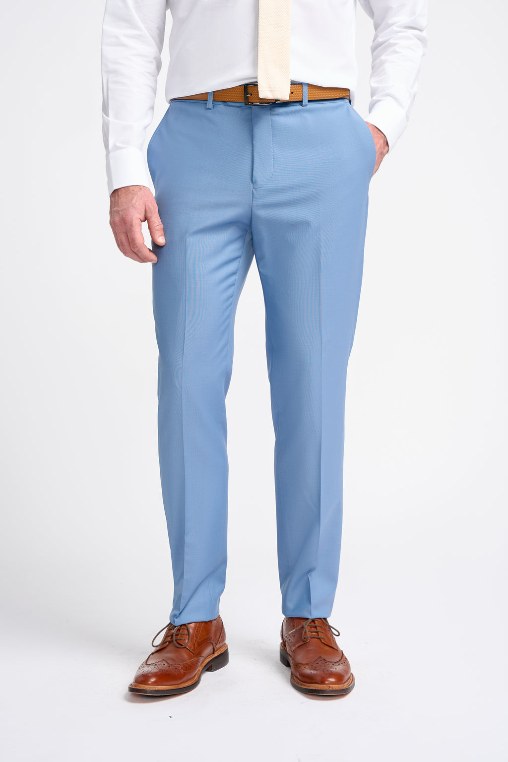 Cavani Bond Three Piece Single Breasted Suit - Ocean Blue