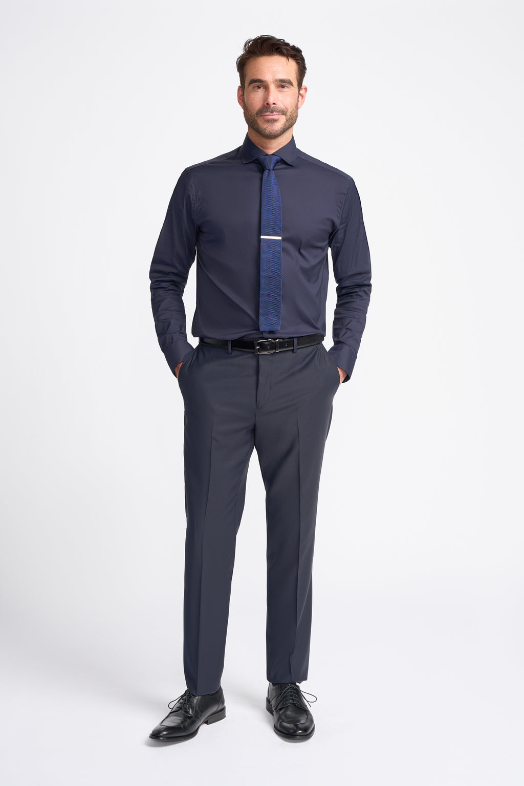 Cavani Bond Three Piece Single Breasted Suit - Midnight Navy