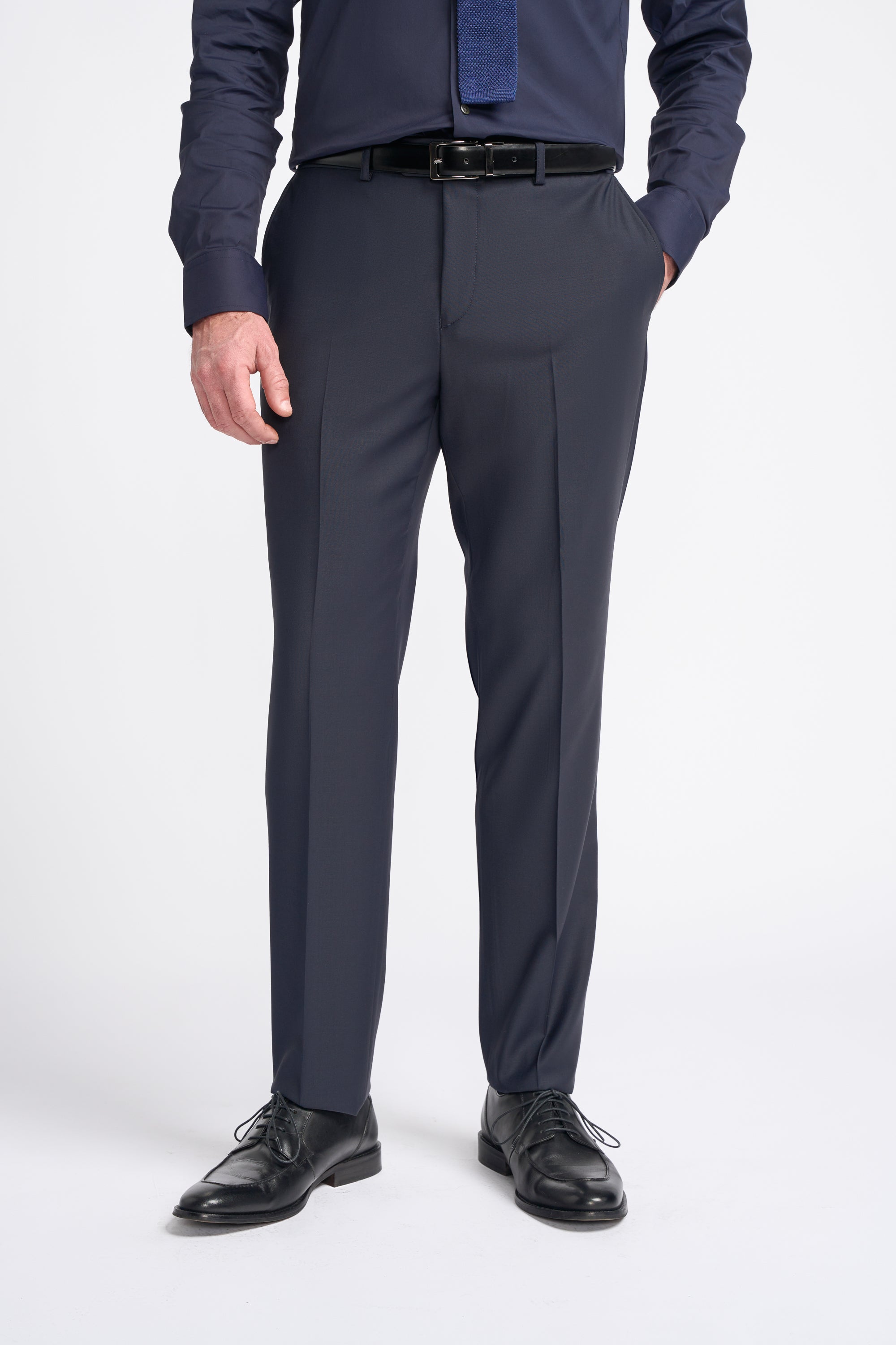 Cavani Bond Two Piece Double Breasted Suit - Midnight Navy