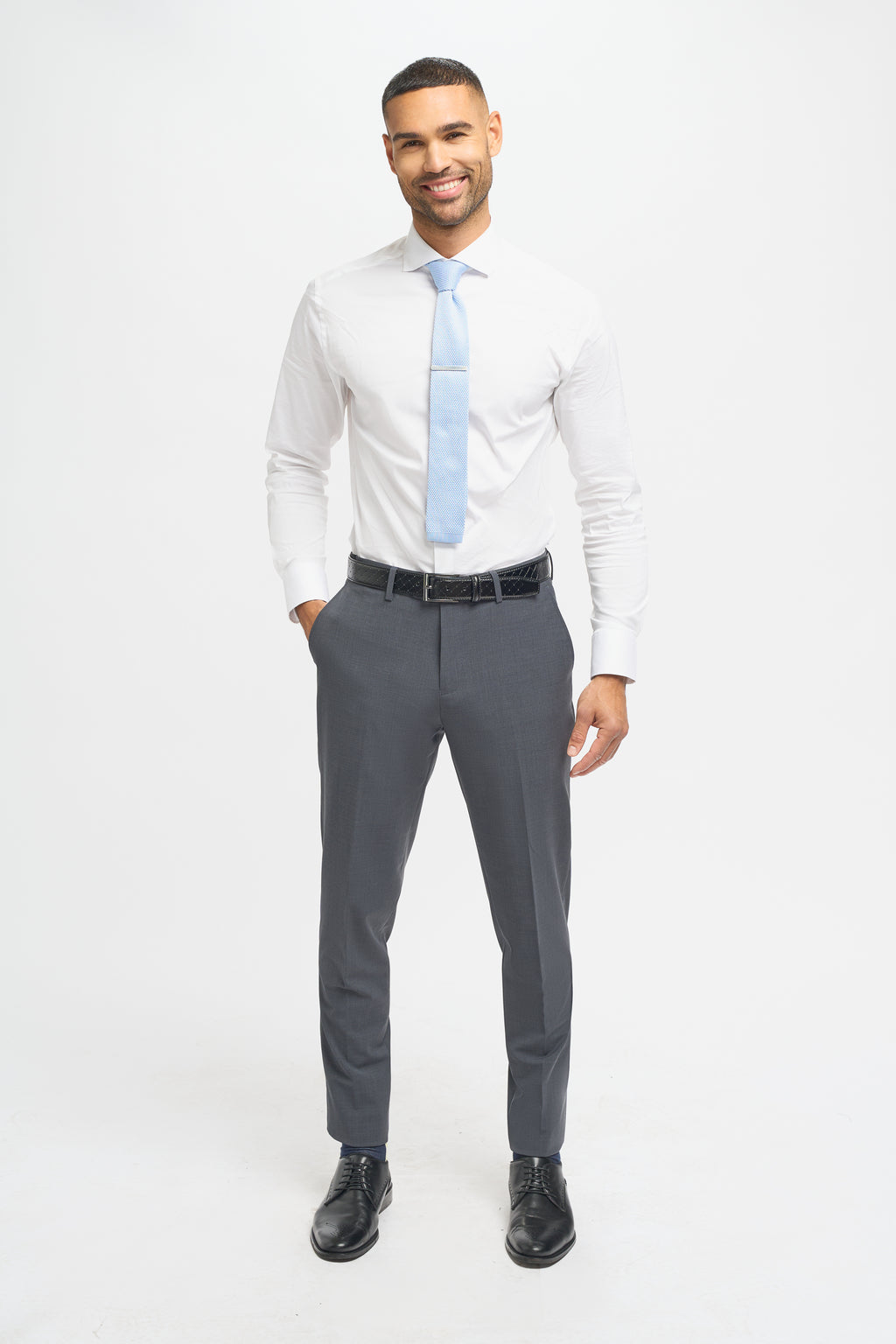 Cavani Bond Three Piece Single Breasted Suit - Charcoal