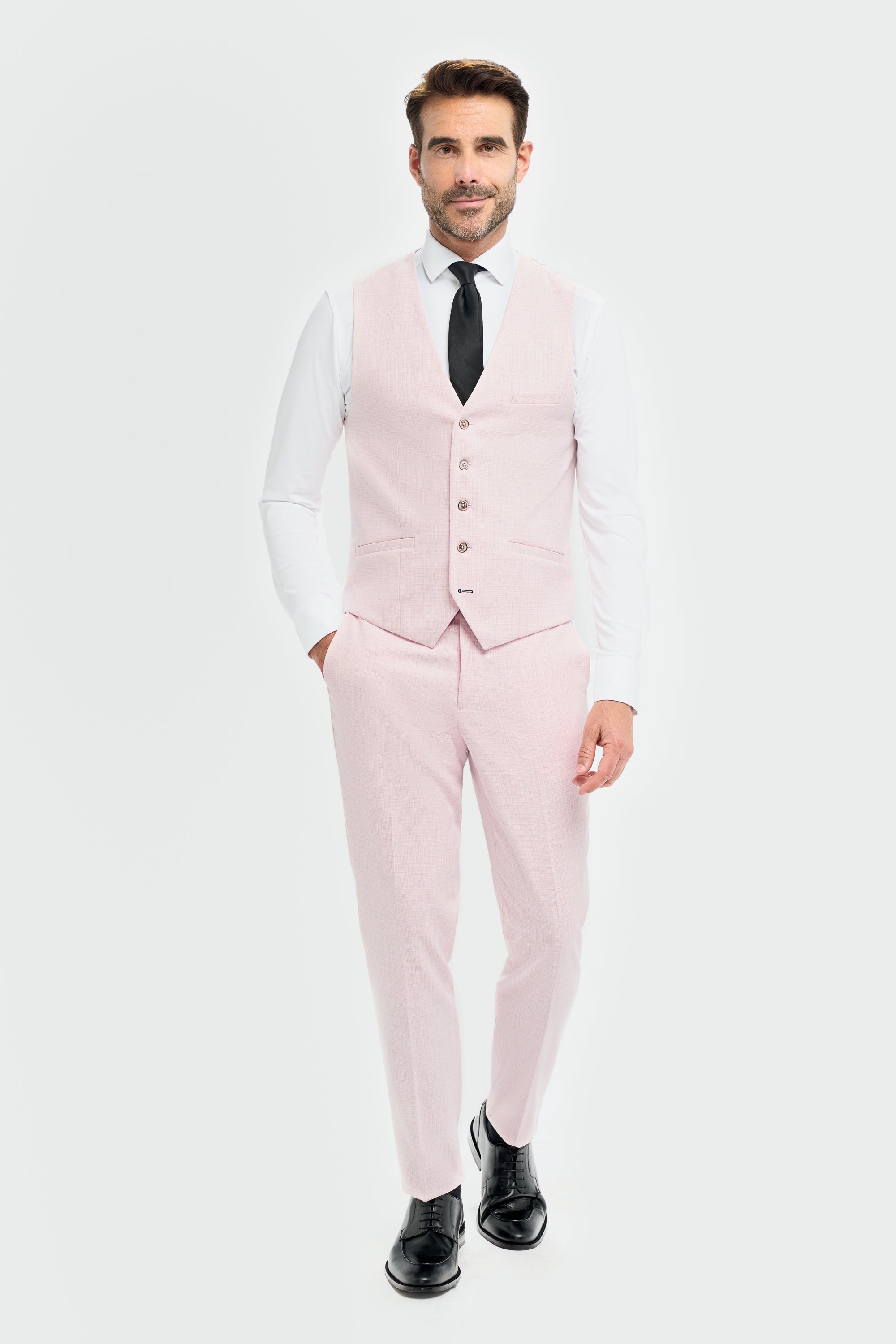 Cavani Tropez Three Piece Suit - Mauve