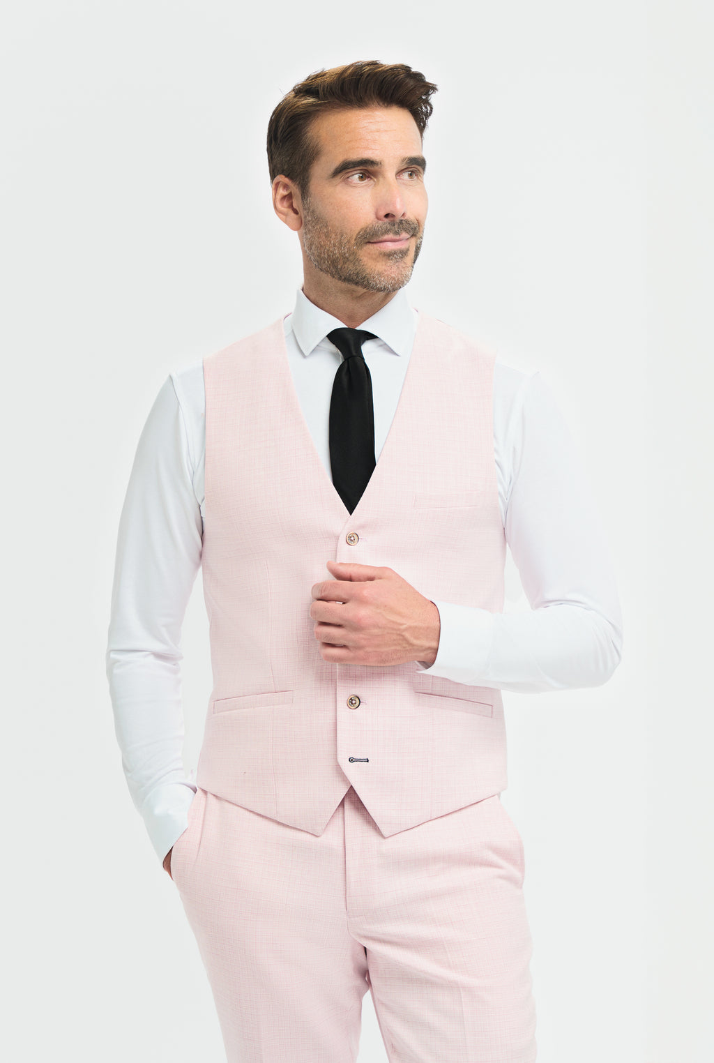 Cavani Tropez Three Piece Suit - Mauve