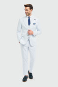 Cavani Tropez Three Piece Suit - Sky Blue