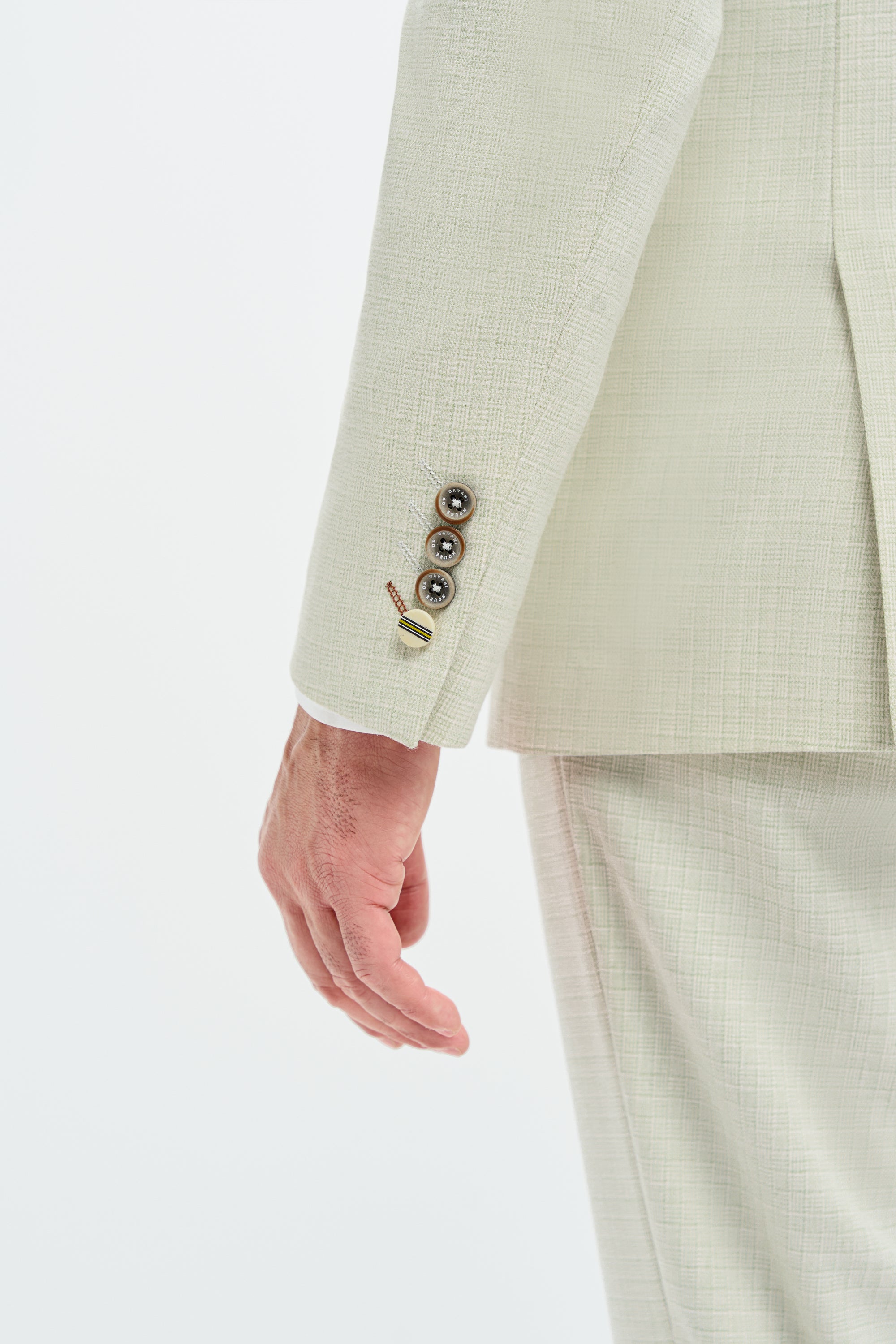 Cavani Tropez Three Piece Suit - Sage