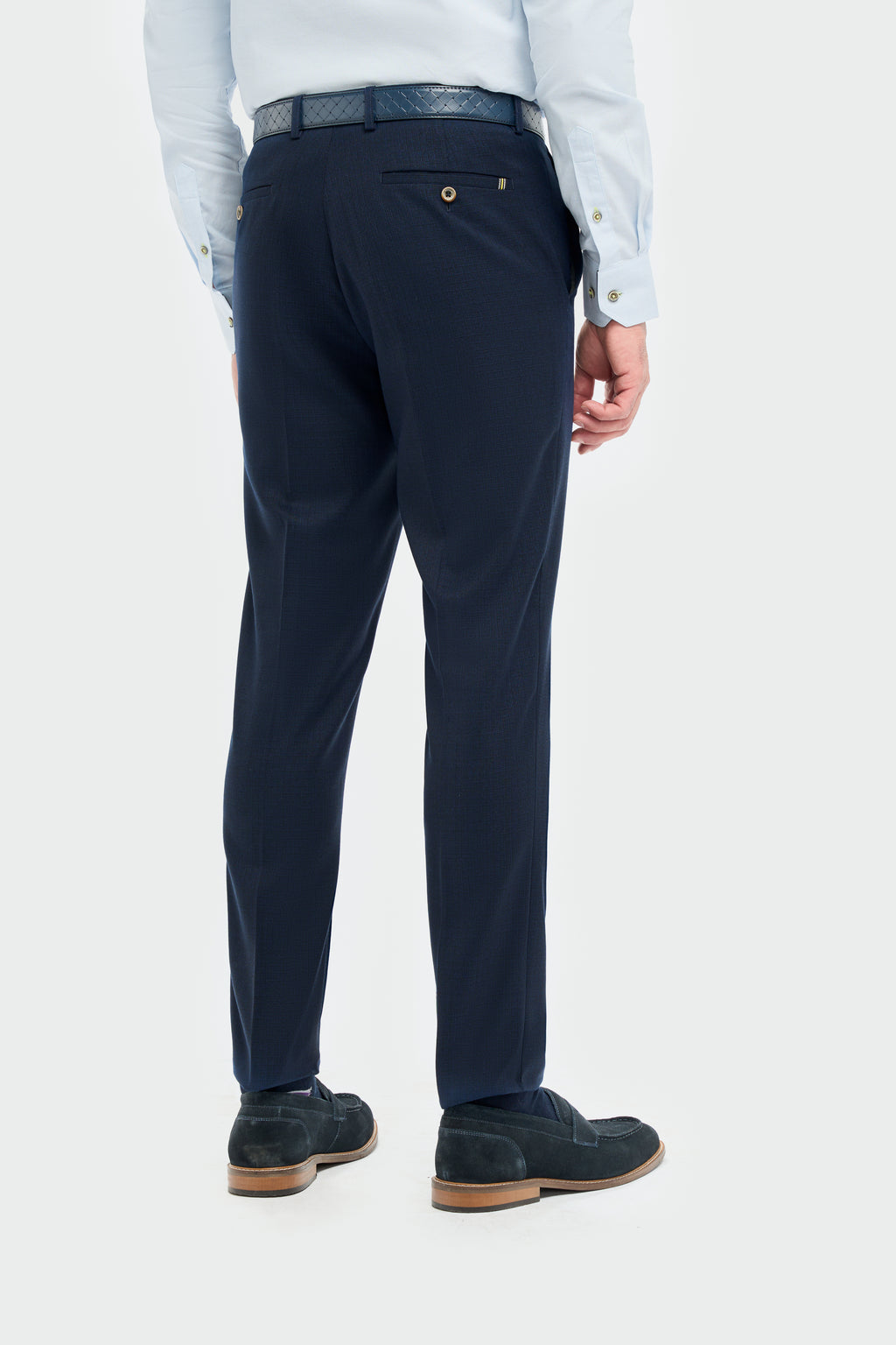 Cavani Tropez Three Piece Suit - Navy Blue