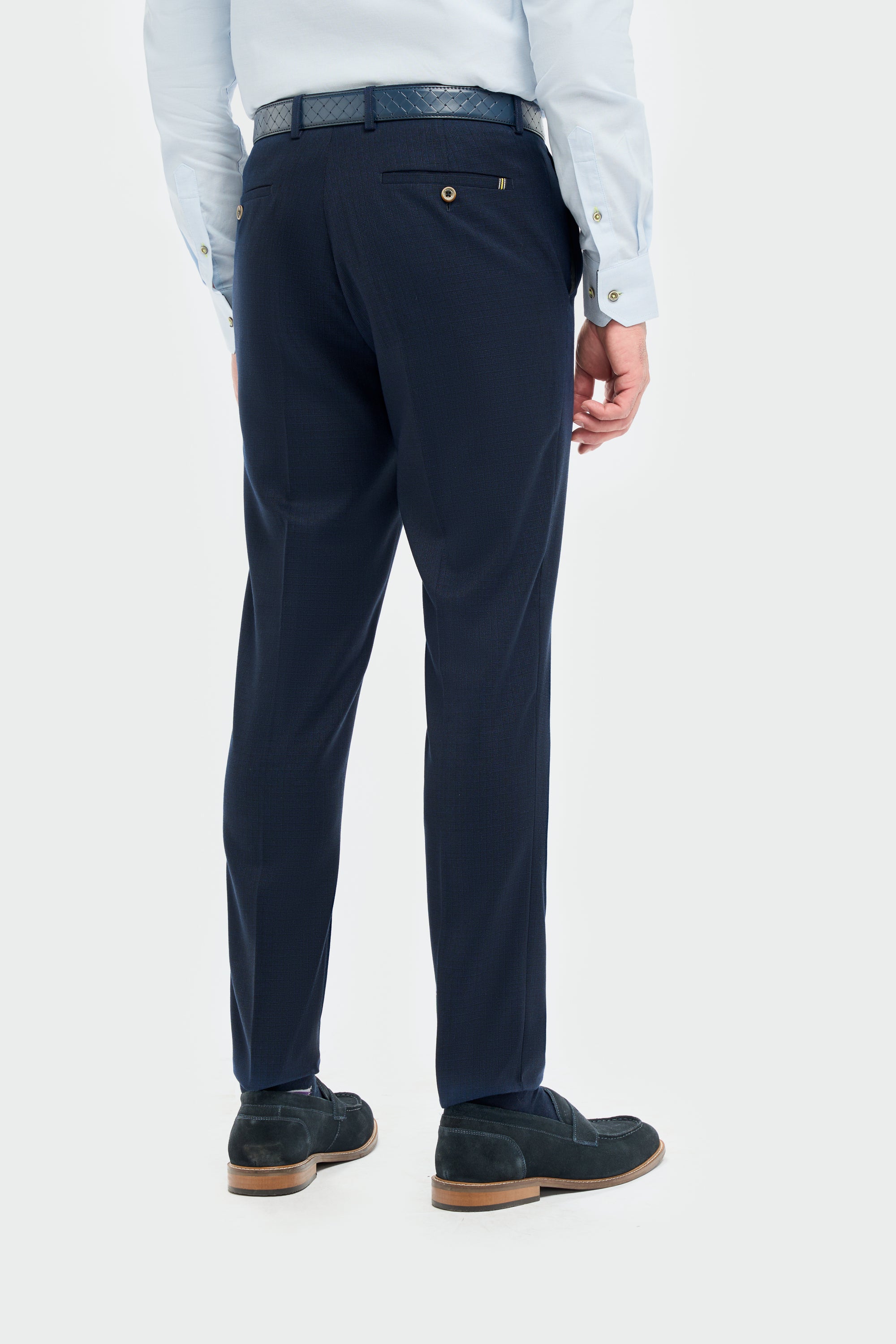 Cavani Tropez Three Piece Suit - Navy Blue
