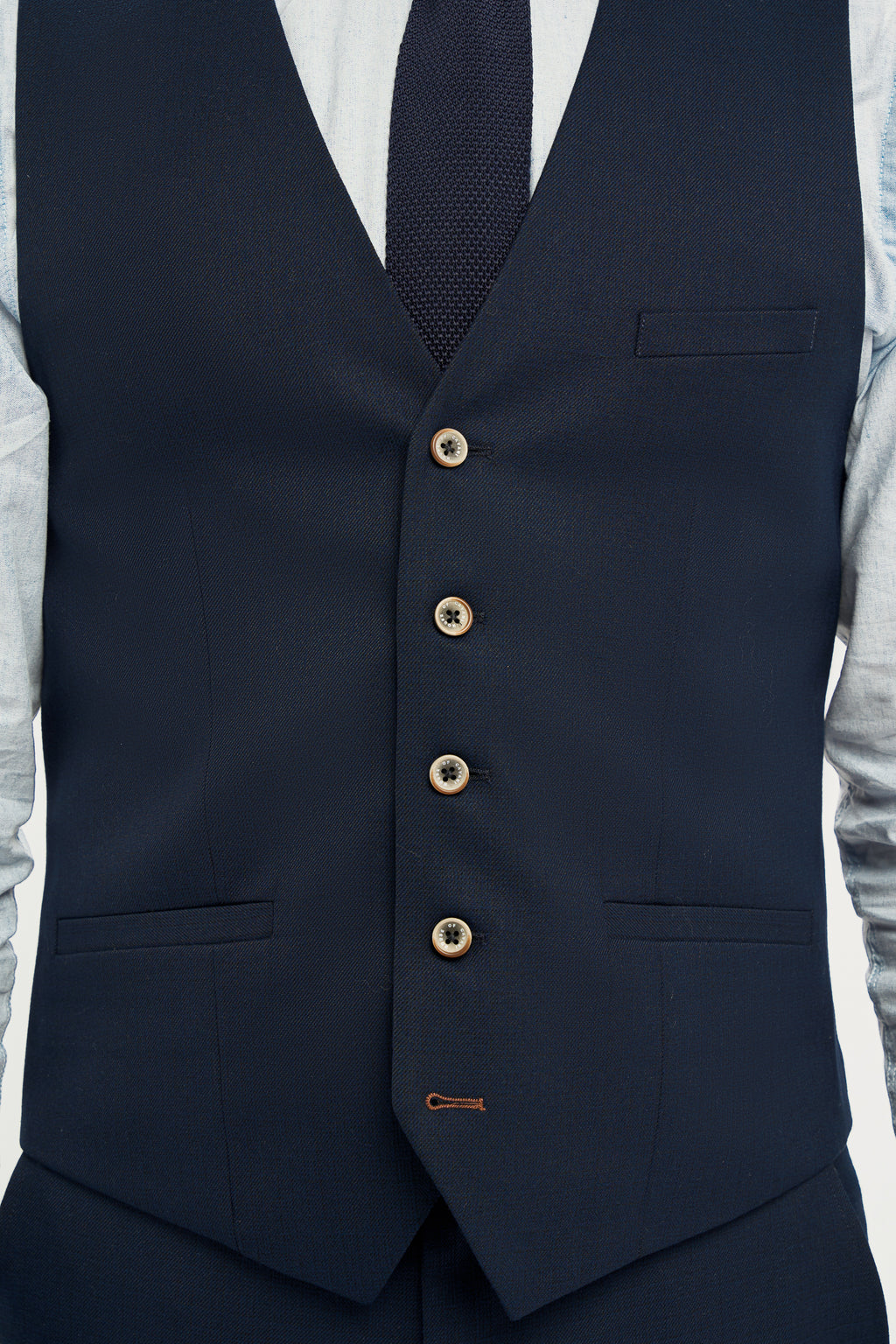 Cavani Tropez Three Piece Suit - Navy Blue