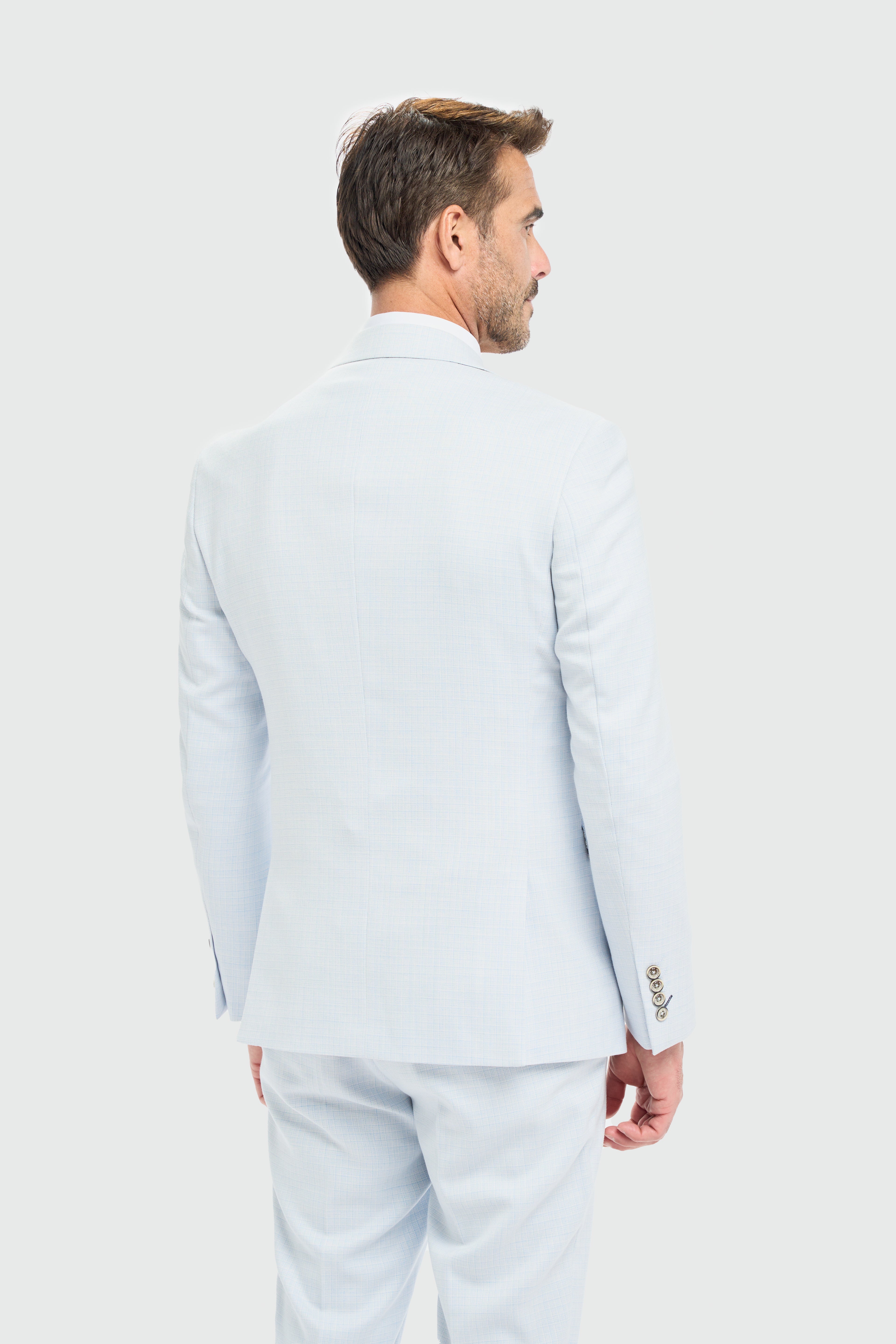 Cavani Tropez Three Piece Suit - Sky Blue