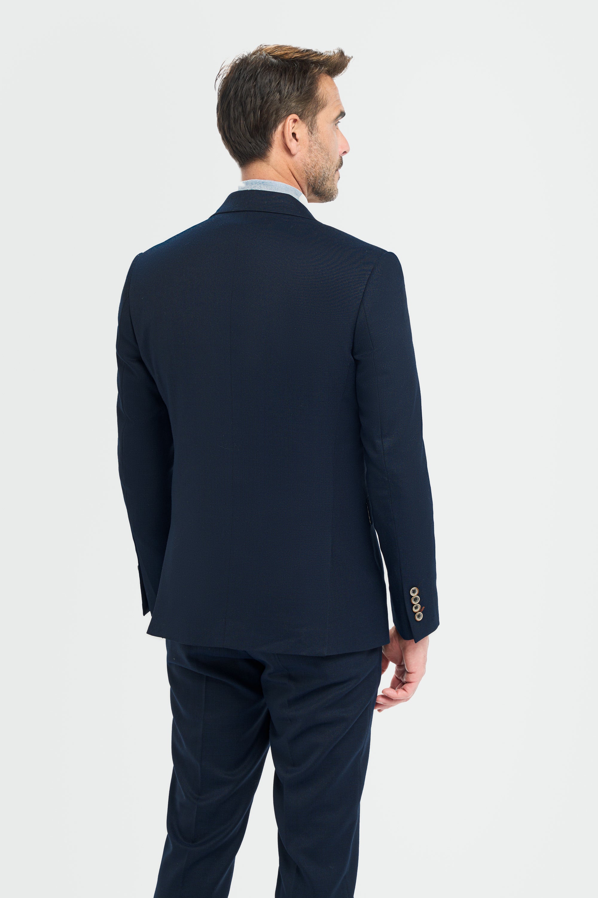 Cavani Tropez Three Piece Suit - Navy Blue