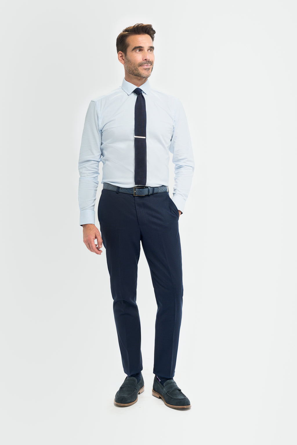 Cavani Tropez Three Piece Suit - Navy Blue