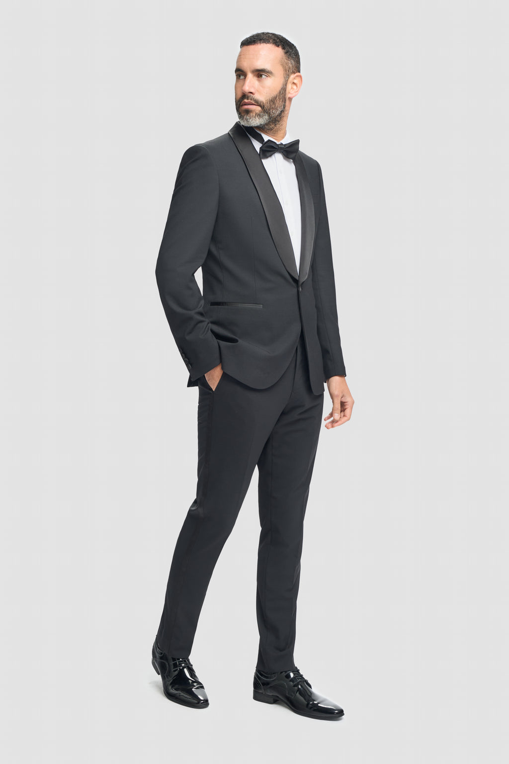 Cavani Aspen Two Piece Dinner Suit Trousers without Satin Tape - Black