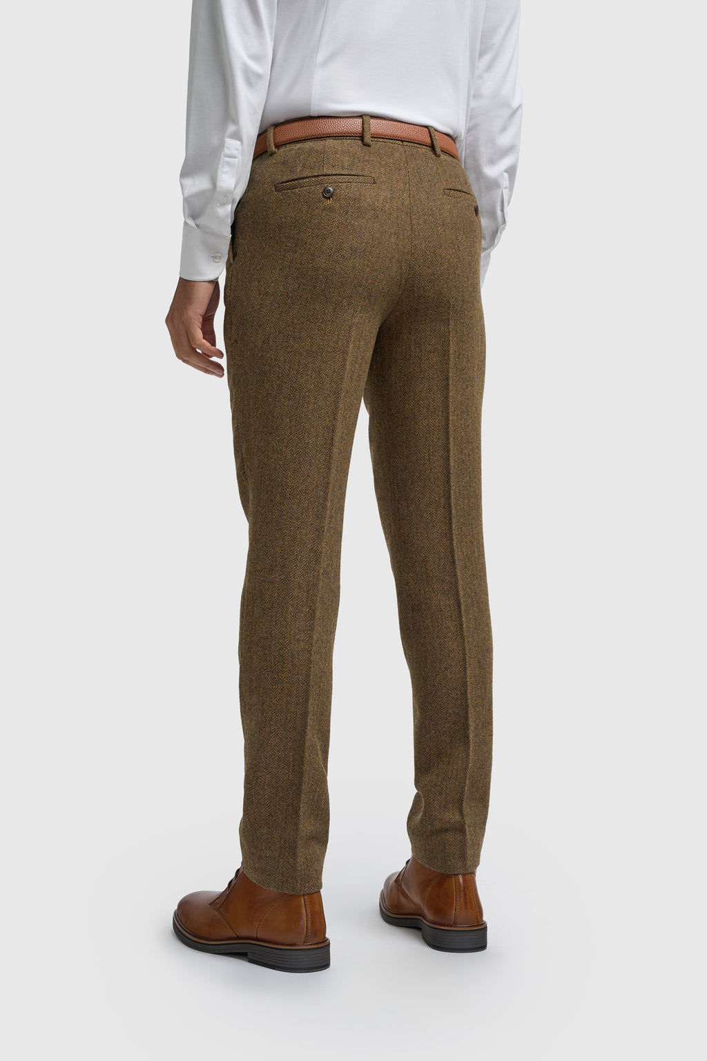 Cavani Thomas Three Piece Suit - Brown Tweed