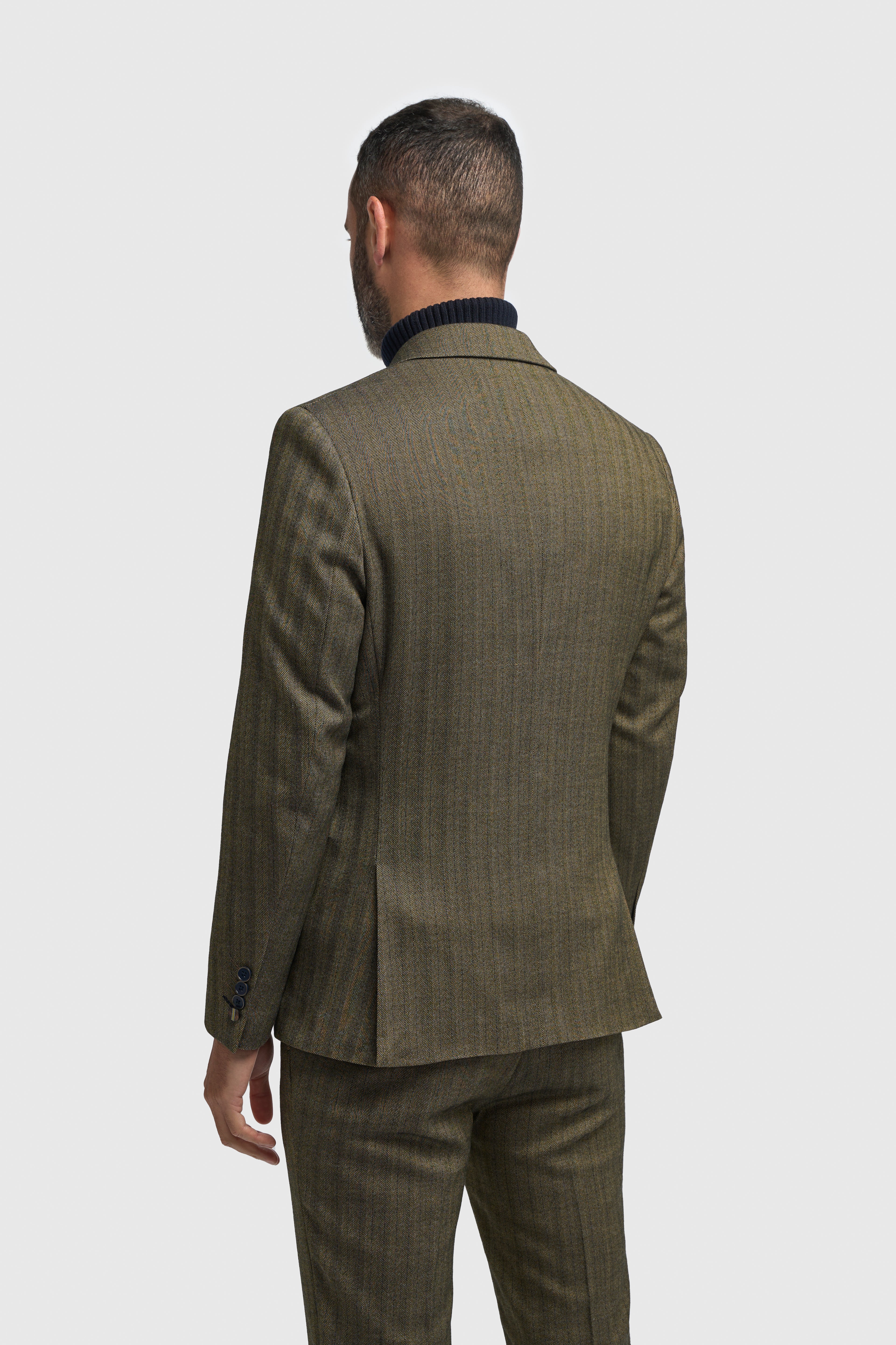 Cavani Damon Three Piece Suit With Double Breasted Waistcoat