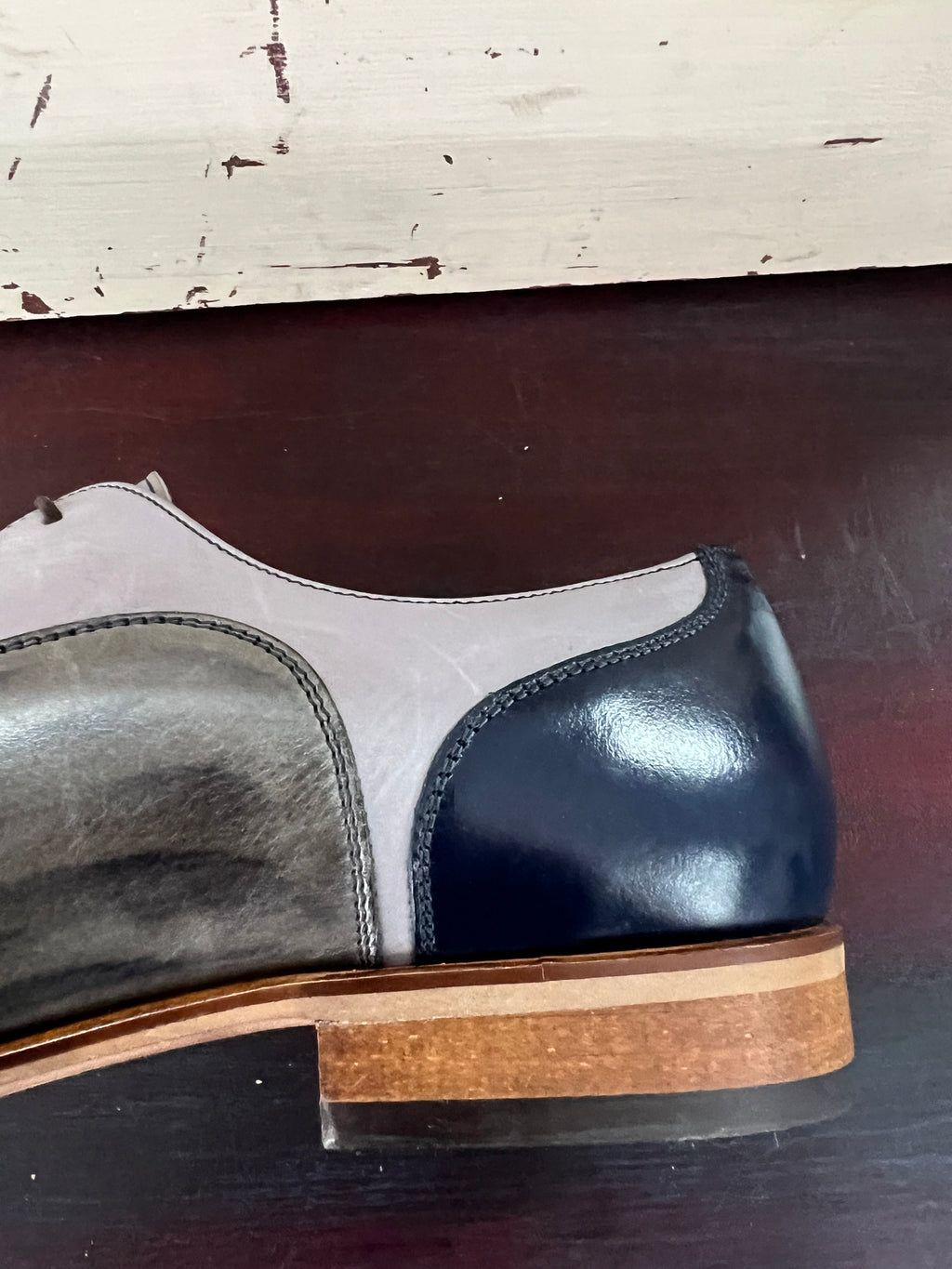 Lacuzzo Hand Painted Shoes Navy