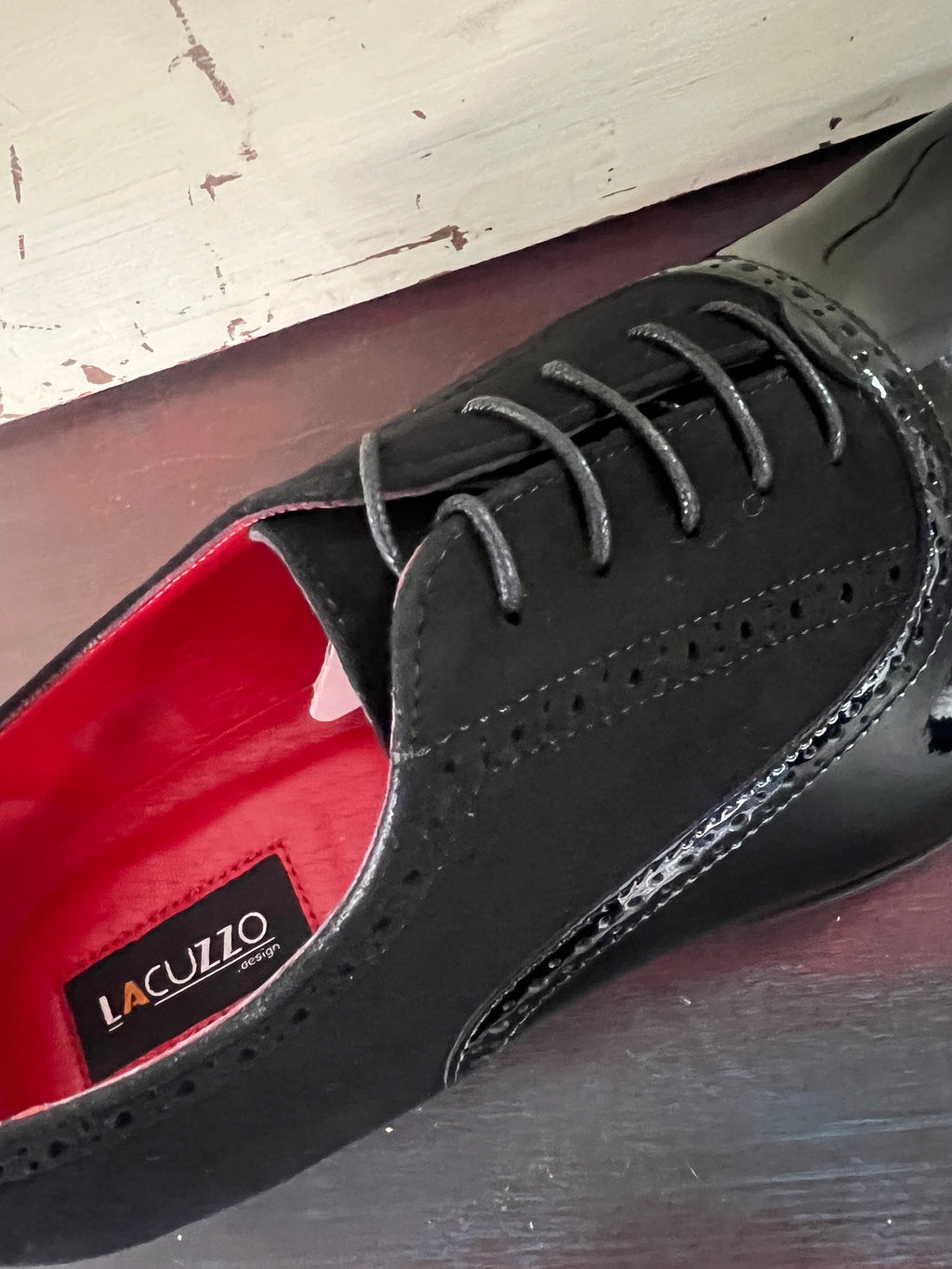 Lacuzzo Patent Dress Shoes - Black