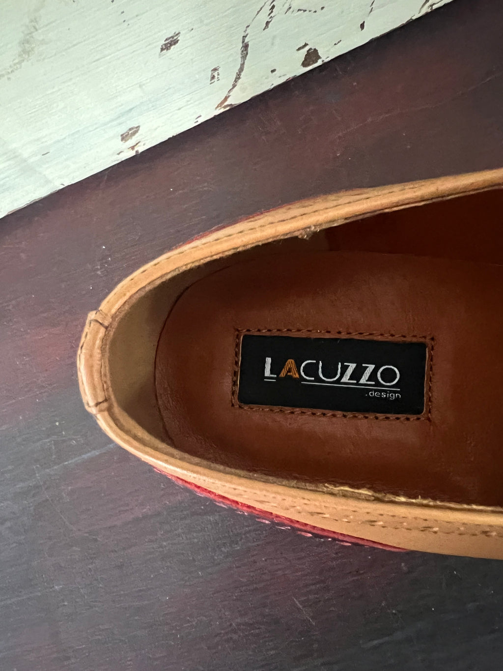 Lacuzzo Multi Panel Brogues - Claret