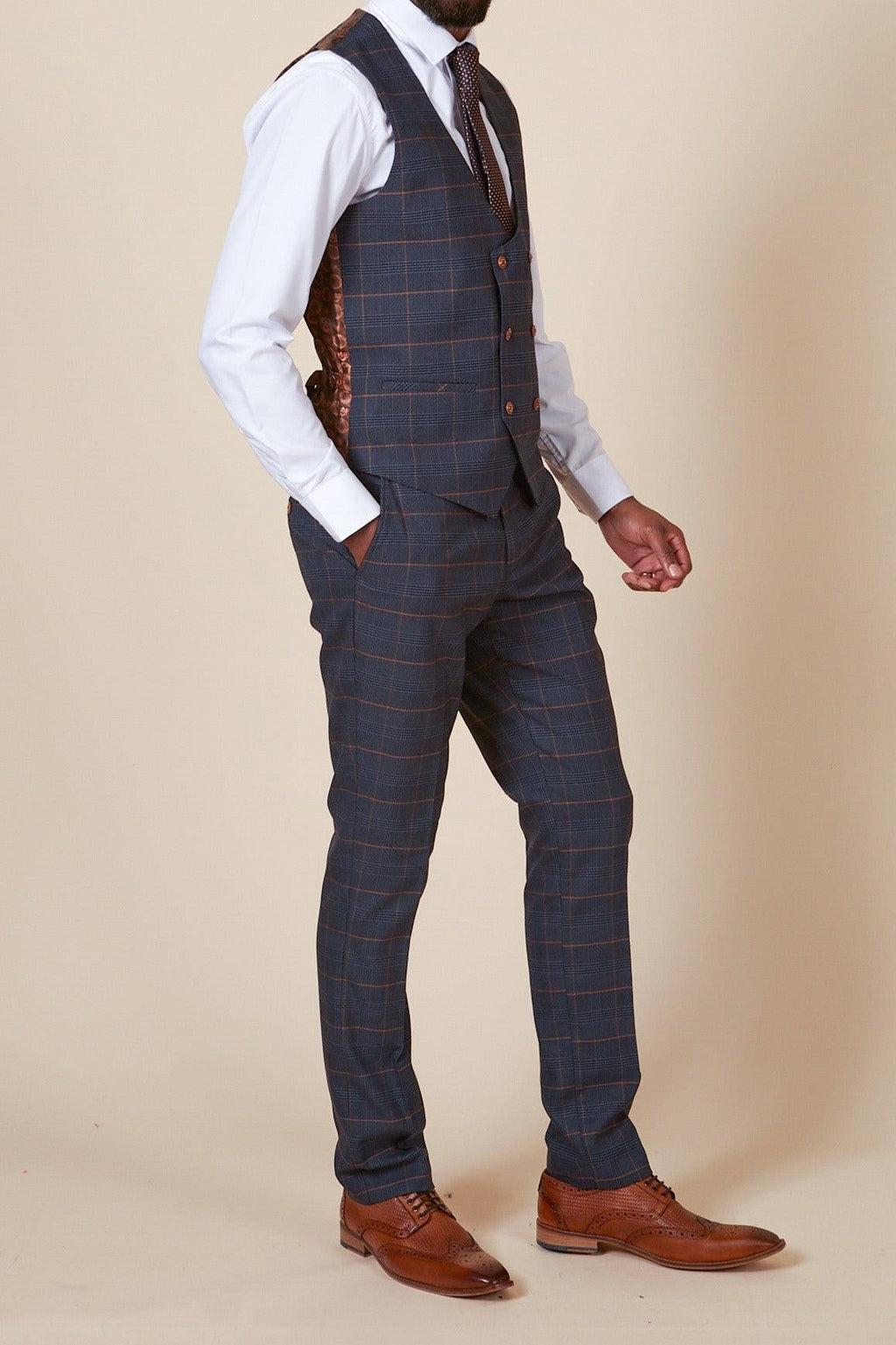 Marc Darcy Jenson Waistcoat - Marin