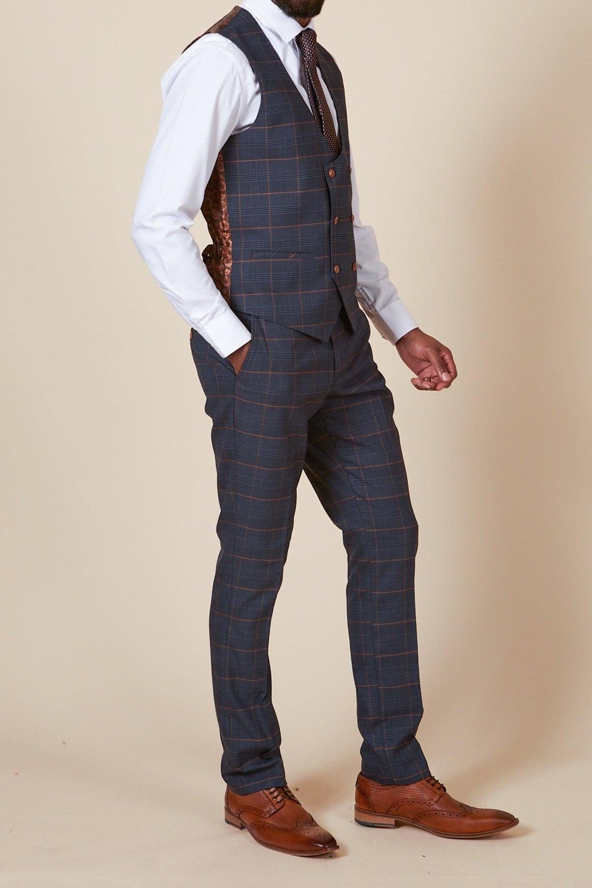 Marc Darcy Jenson Waistcoat - Marin