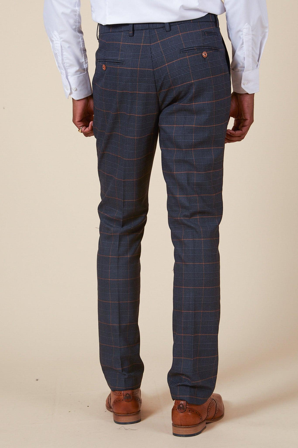 Marc Darcy Jenson Three Piece Suit - Marine