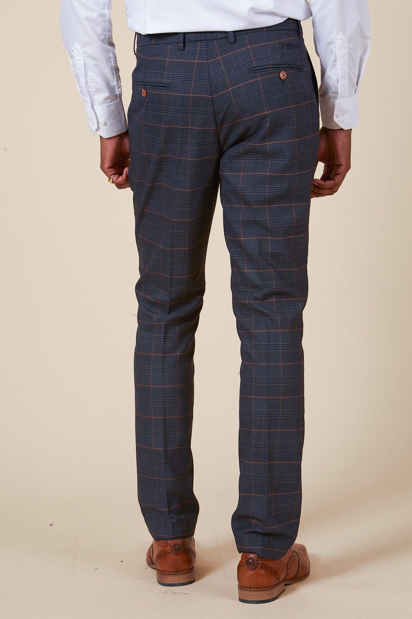 Marc Darcy Jenson Three Piece Suit - Marine