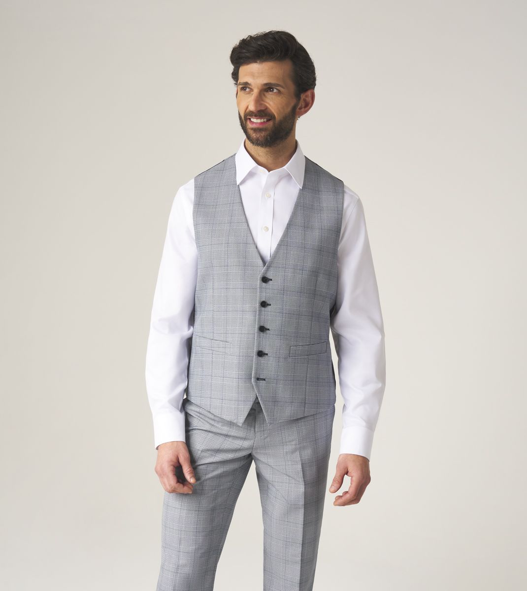 Skopes Anello Single Breasted Waistcoat - Grey