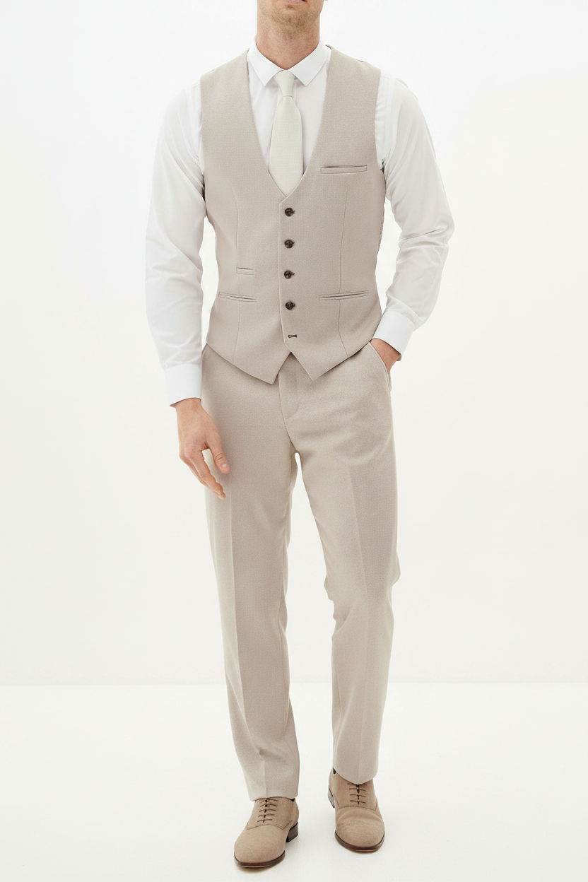 HM5 Stone Waistcoat - No Face