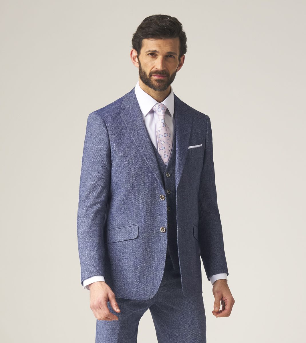 Skopes Jude Single Breasted Waistcoat - Blue