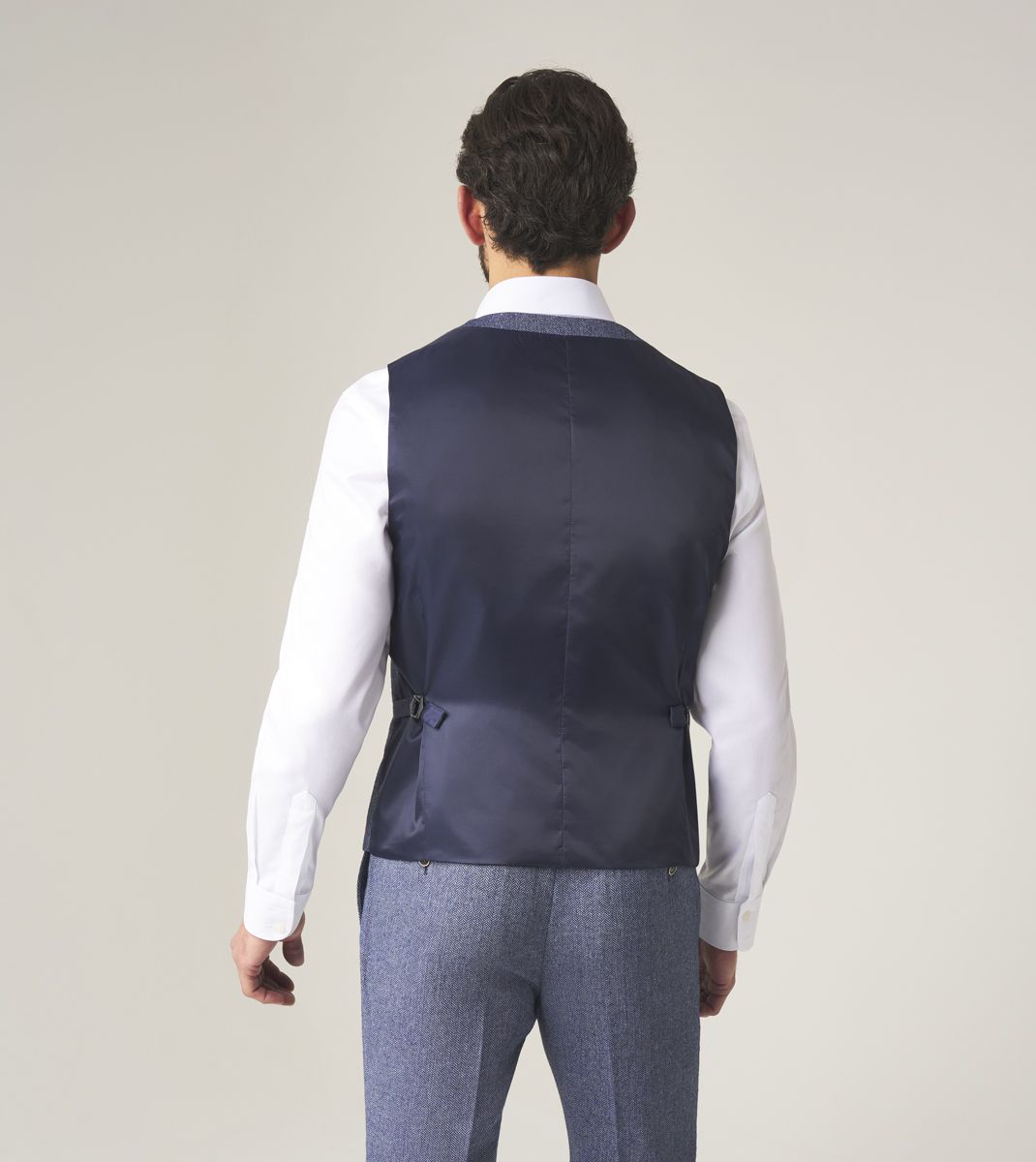 Skopes Jude Single Breasted Waistcoat - Blue