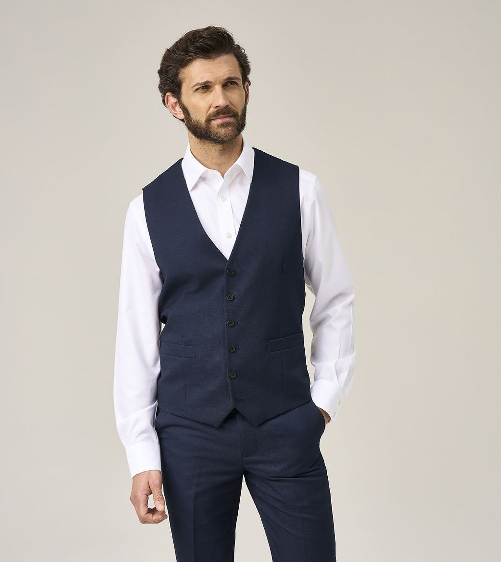 Skopes Harcourt Waistcoat - Navy