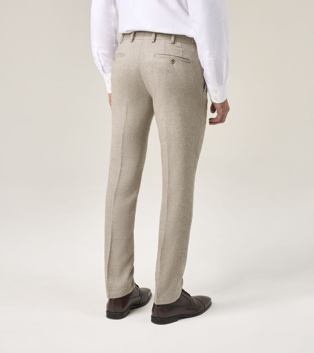 Skopes Jude Tailored Fit Trousers - Stone