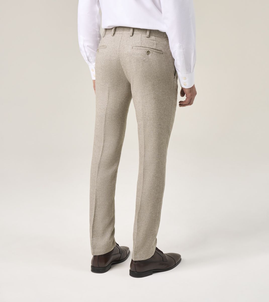 Skopes Jude Three Piece Suit Tailored Fit - Stone
