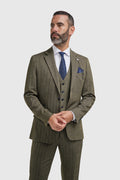 Cavani Damon Three Piece Suit With Single Breasted Waistcoat